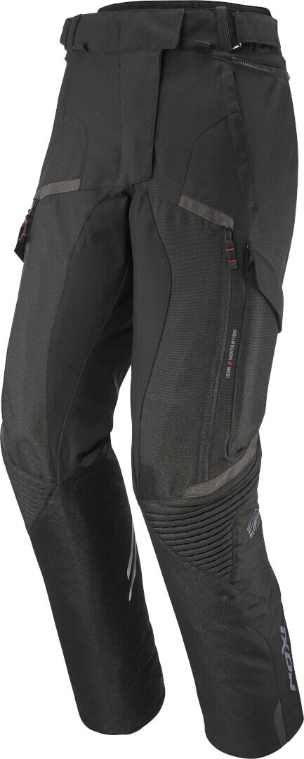 Ixon Midgard Pantalones textiles impermeables para motociclismo para mujer - Negro