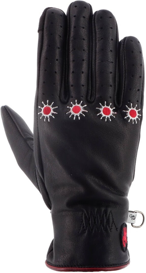 Helstons Shine Guantes de moto para mujer de verano - Negro (L)