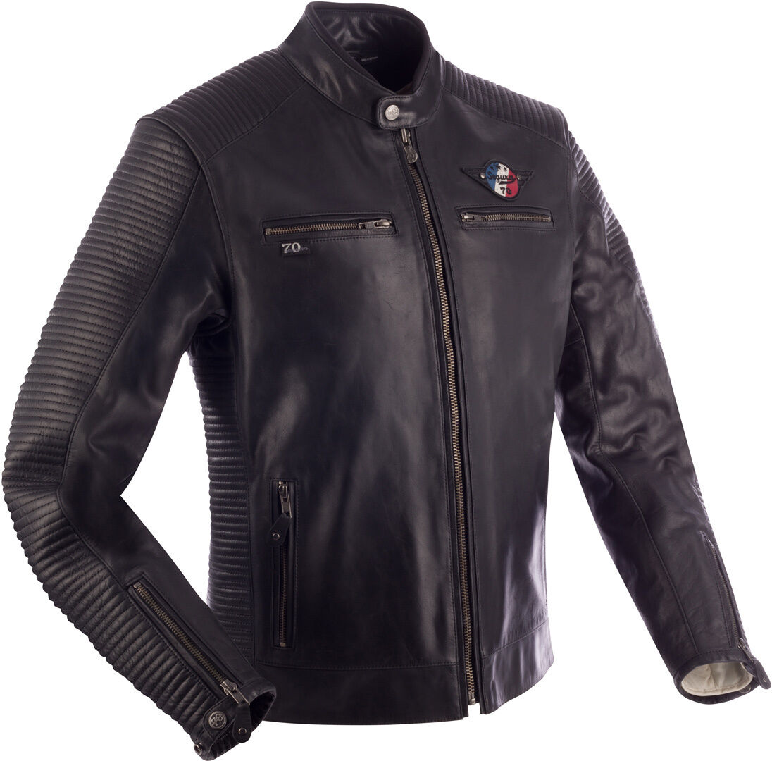 Segura Riverton Chaqueta de cuero para moto - Negro (XL)