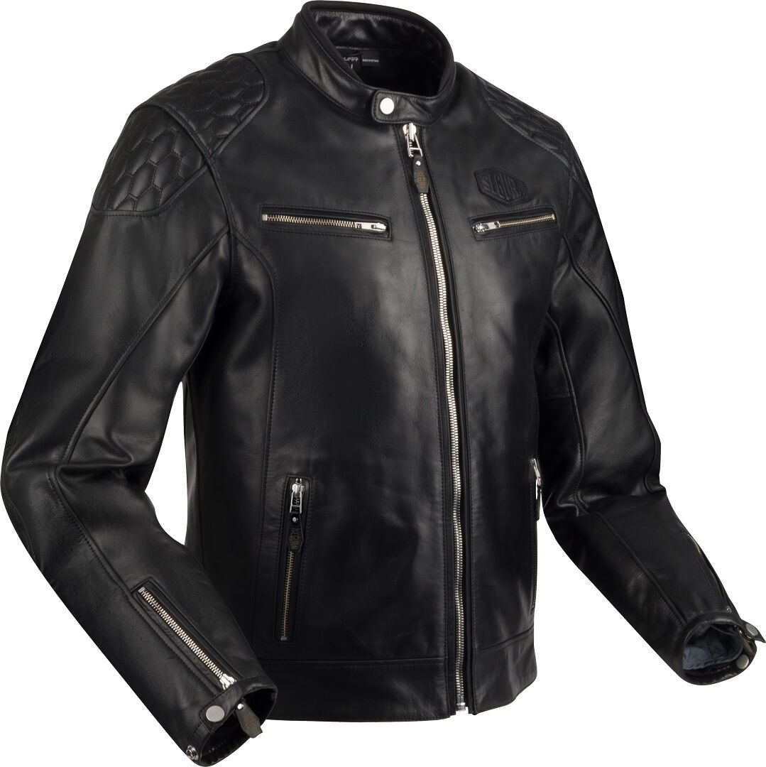 Segura Curtis Chaqueta de cuero para moto - Negro (4XL)