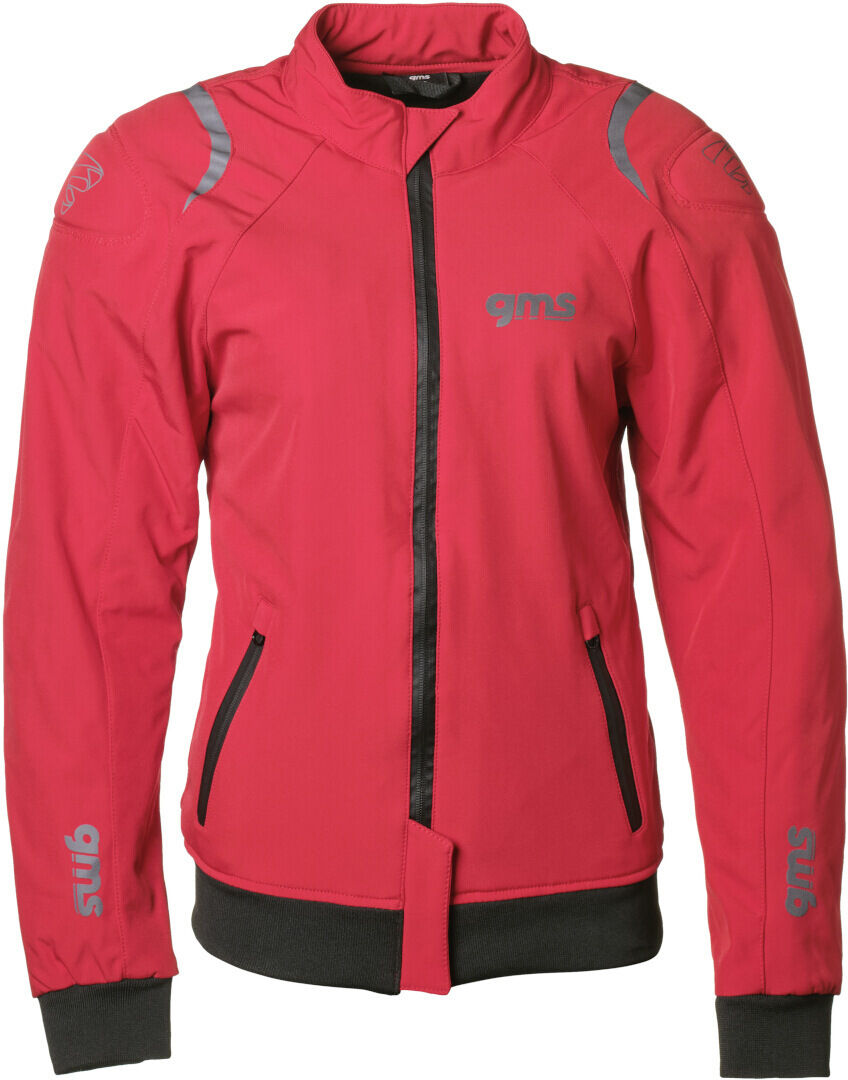 gms Falcon Chaqueta textil de moto para mujer - Rojo (L)