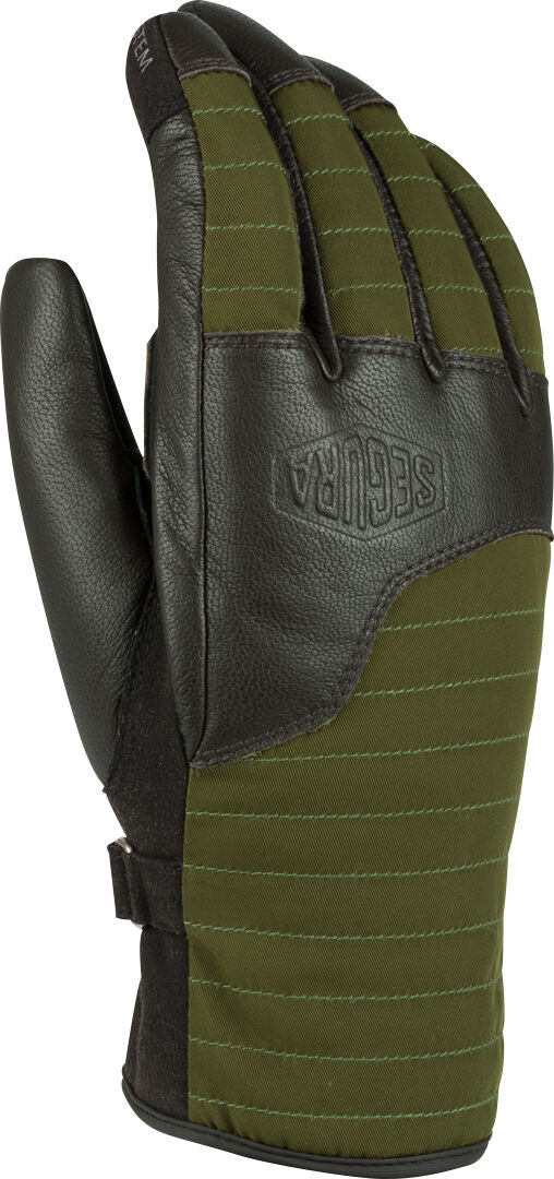 Segura Mitzy Guantes de moto impermeables para mujer - Negro Verde Marrón Beige (2XL)