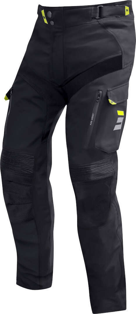 Shot Climatic Pantalones de motocross impermeables - Negro Amarillo (42)