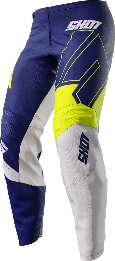 Shot Draw Kid Rush Pantalones de motocross - Blanco Azul (44)