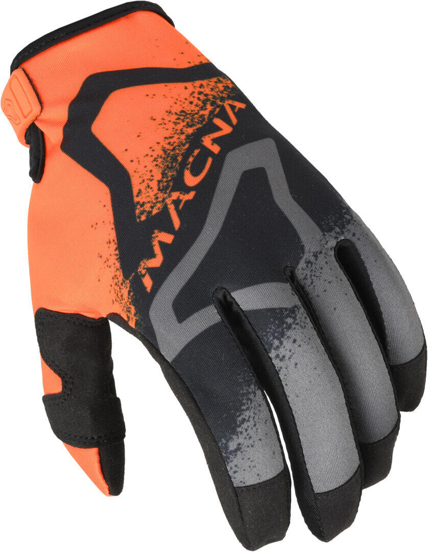 Macna Backyard-1 Guantes de motocross - Negro Naranja (2XL)