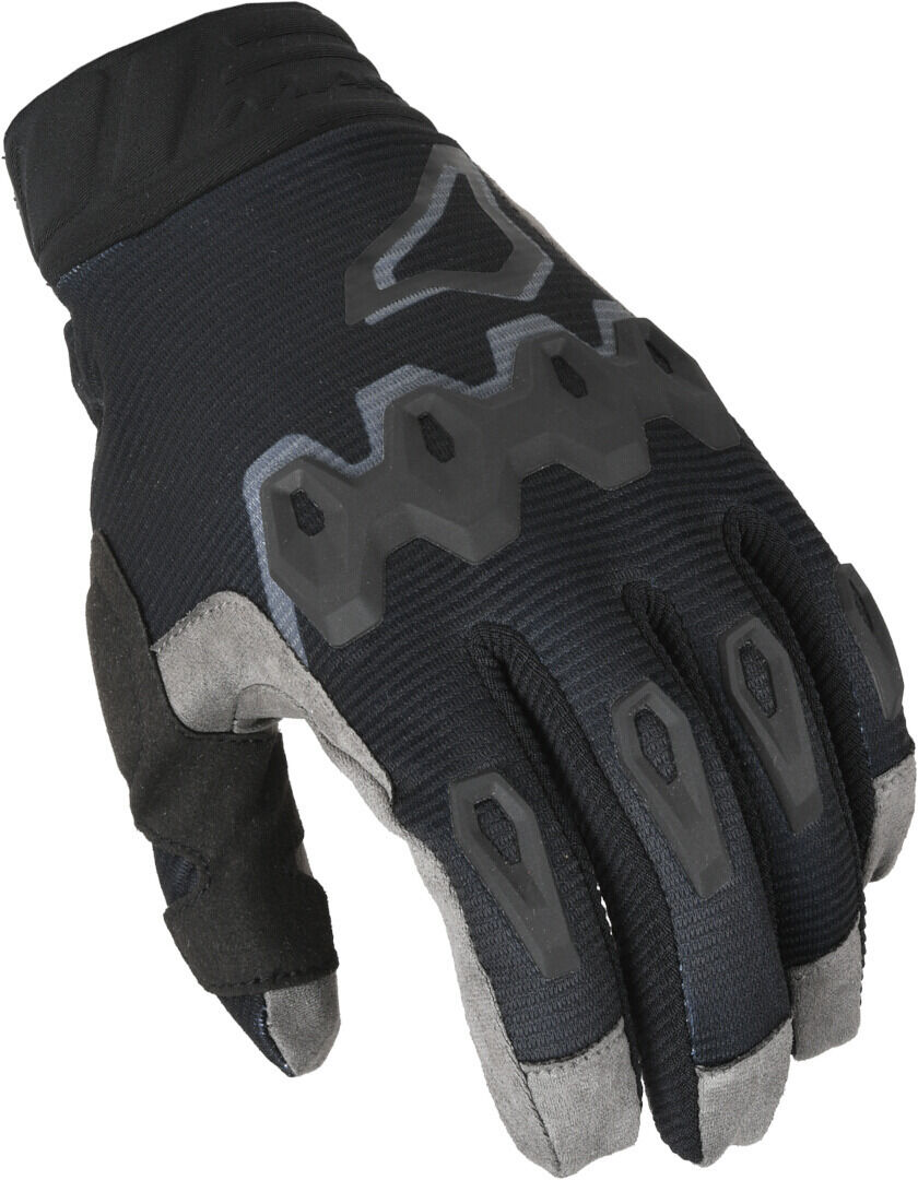 Macna Chameleon-1 Guantes de motocross - Negro Gris (2XL)