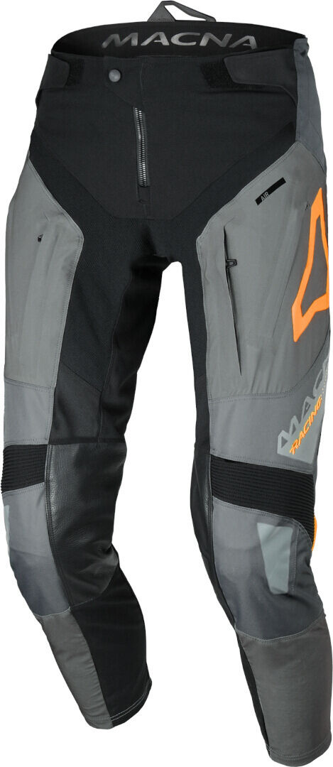 Macna Chameleon-1 Pantalones de motocross - Negro Gris Naranja (XL)