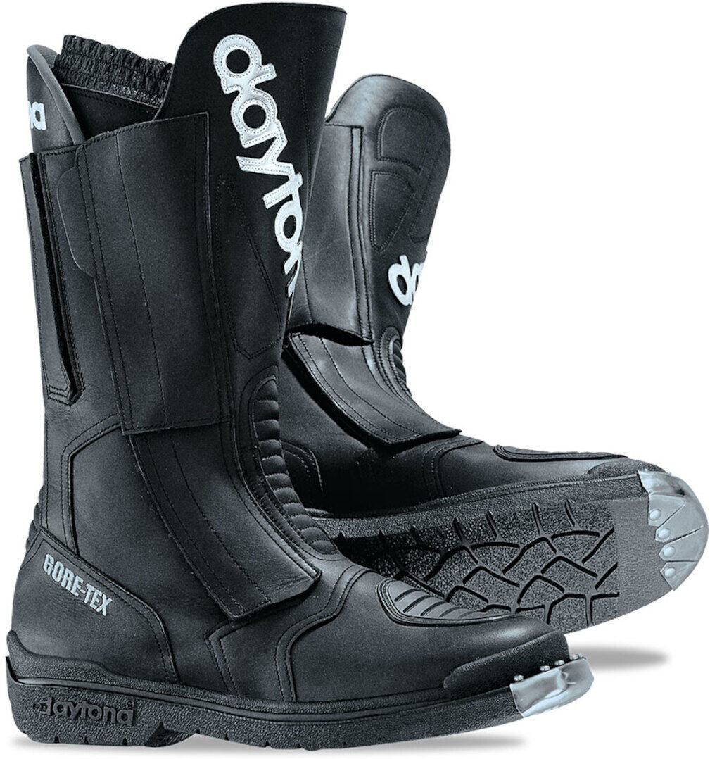 Daytona Trans Open GTX Gore-Tex Botas de moto impermeables - Negro (38)