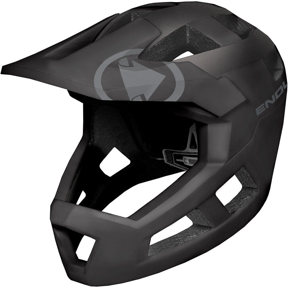 Endura singletrack casco bicicleta Negro (L-XL)