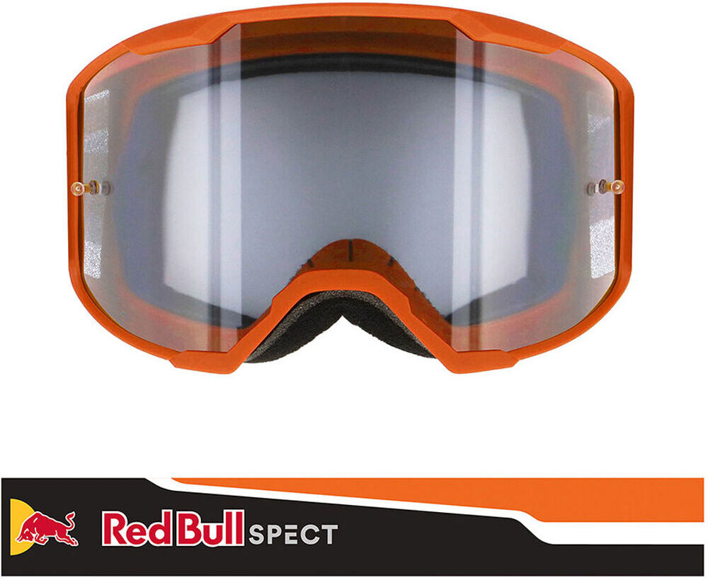 Redbull mscara strive brillante lente simple gafas ciclismo Naranja (UNICA)