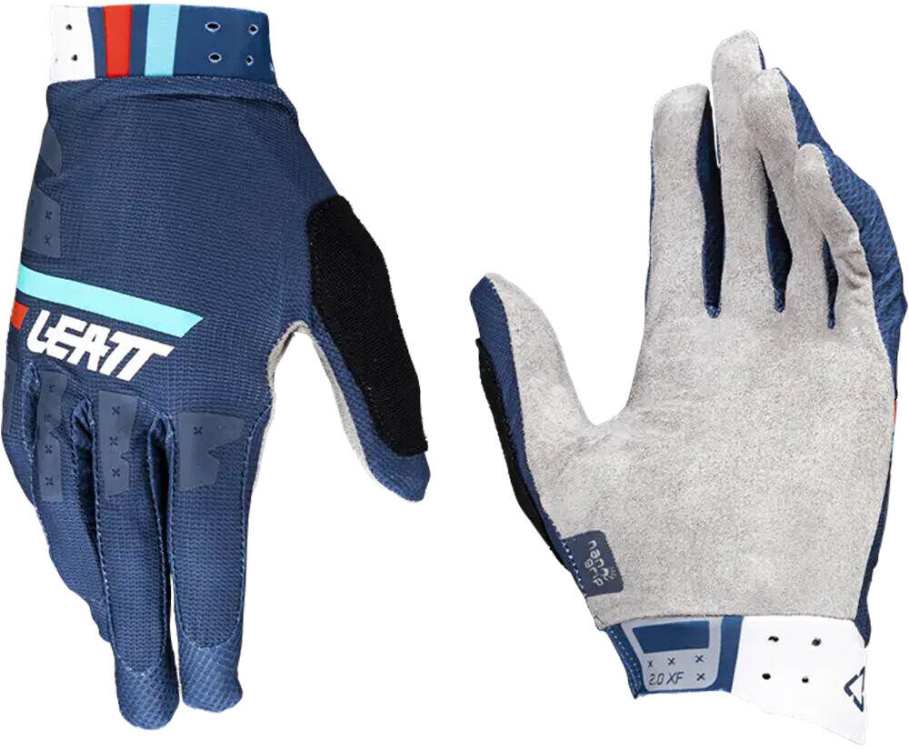 Leatt mtb 20 x-flow guantes largos ciclismo Azul (M)