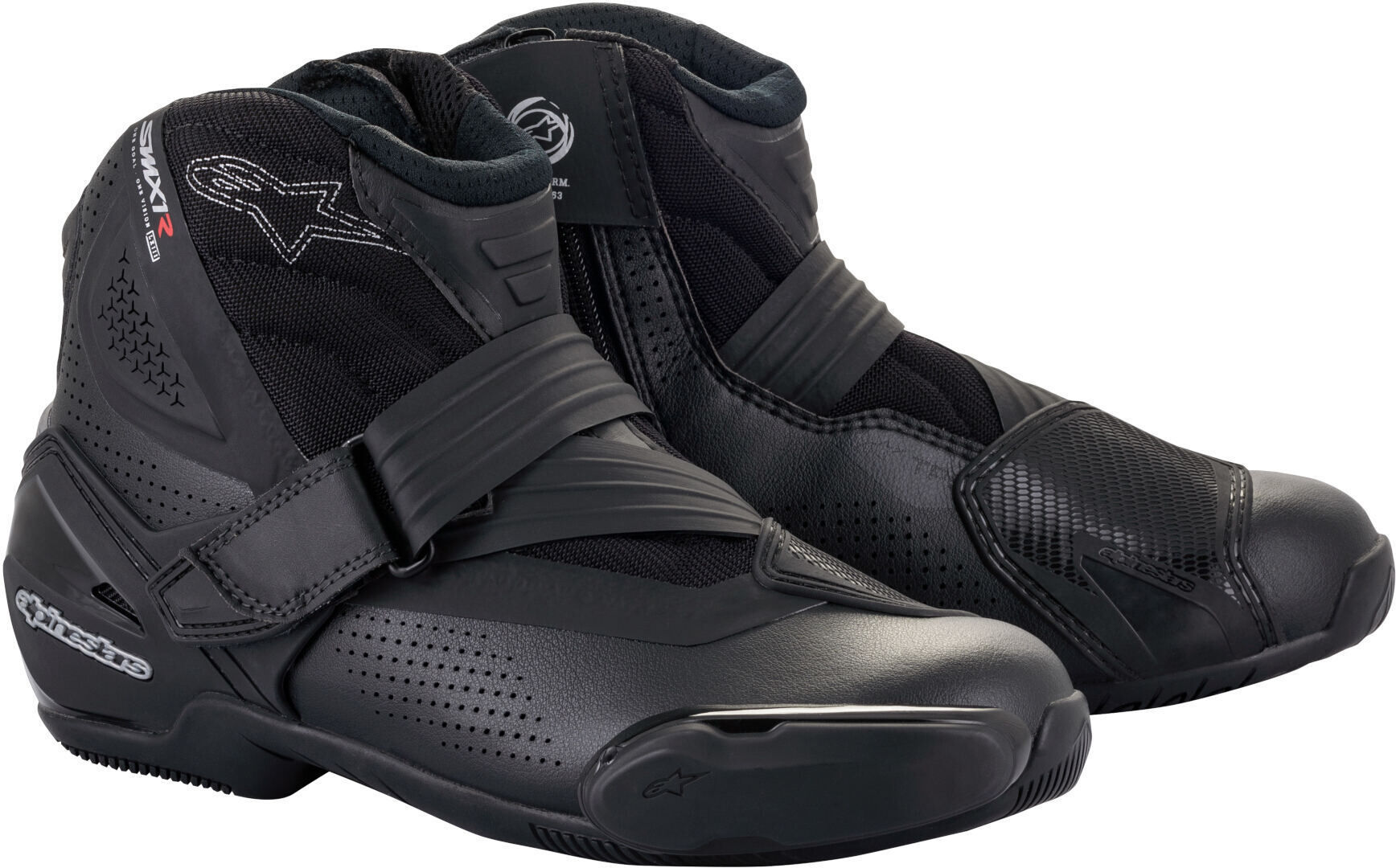 Alpinestars SM-1 R V2 Vented Moottoripyörä Kengät Musta unisex 47