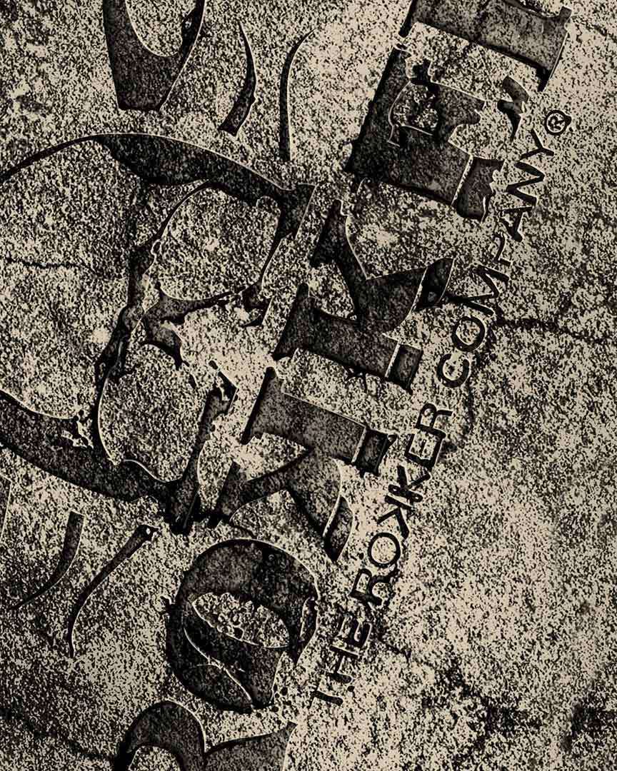 Rokker Logo Stone Monitoimiputki Beige unisex yksi koko