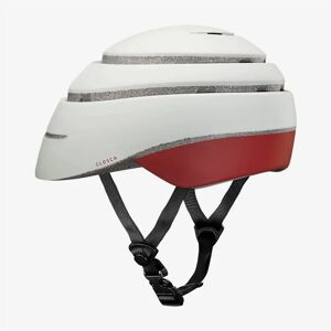 CLOSCA Casque de velo sans visiere pliable Perle/Bordeaux Loop - L - L