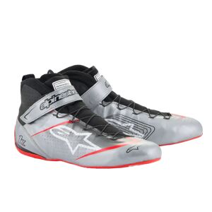 Tech-1 Z V3 Chaussures FIA Dark Silver/black/red, Taille: 7.5