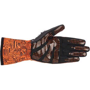 Tech-1 K Race V2 Vertical Gants Orange Fluo, Taille: M