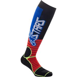 Alpinestars MX Pro Chaussettes Bright Red/yellow Fluo/blue - Publicité