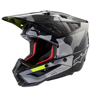 SM5 Rover 2 Casque ECE Dark Gray/yellow Fluo Glossy, Taille: XS