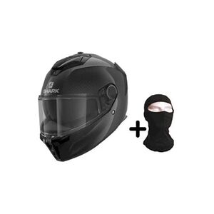 Shark Helmets SHARK Casque moto intégral Spartan GT carbon + Cagoule - Publicité