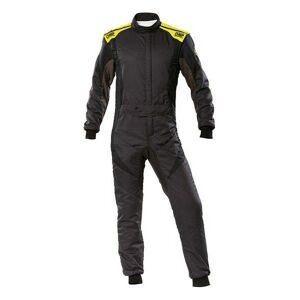Mono Racing Omp First Evo Anthracite Jaune (Taille 58)