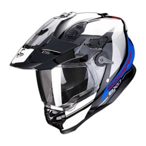 Casque Moto Intégral Scorpion Adf-9000 Air Trail Ece 22-06 - Noir/Bleu/Blanc - S - Publicité