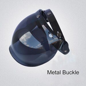 VehicleKit Lentille de casque Anti-UV anti-rayures pour moto, visière à bulles rétro, pare-vent, lentille universelle pour - Publicité