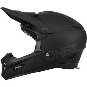 O'NEAL   Casque intégral de vélo   VTT Descente   Aux Normes de sécurité EN1078, Ouvertures de Ventilation, Coque extérieure en ABS   Casque VTT Fury Solid   Adulte   Noir   Taille L - Publicité