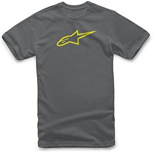 Alpinestars Ageless Classic T-shirt manches courtes Homme, Charbon / Hi Vis Jaune, XXL - Publicité