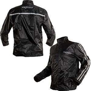 A-pro Veste Pluie Coupe-Vent Nylon 100% Reflechissant Motard Etanche Moto Argent M - Publicité