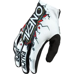 O'NEAL   Gants vélo et Motocross   MX MTB DH FR Downhill Freeride   Matériaux durables et Flexibles, Paume ventilée   Gants Matrix Youth Villain   Enfants   Blanc Multi   Taille L - Publicité