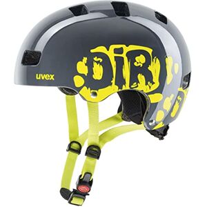 uvex Kid 3 Casque de Vélo Solide pour Enfants Réglage de la Taille Individuel Ventilation Optimisée Dirtbike Grey-Lime 51-55 cm - Publicité