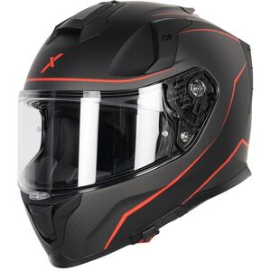 Casque Dexter MIRAGE BLACKRED BlackGreyRed