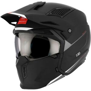 Casque transformable MT Helmets Streetfighter SV uni noir mat- M noir M female