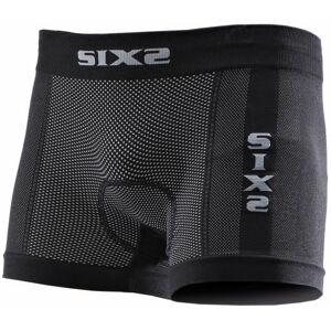 Boxer Sixs Box2 carbon black avec coussinet- M noir M