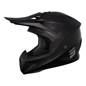 Casque cross Shot Pulse Solid 2.0 black matt- M