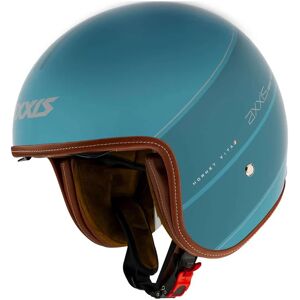 Casque jet Axxis Hornet SV Vita bleu mat- M bleu M female