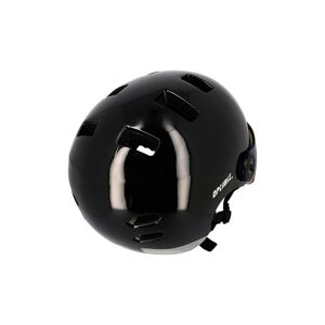 Casque velo adulte Optimiz O390 noir avec visiere integree- 58-61 noir