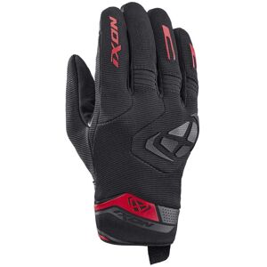 Gants cuir/textile Ixon Mig 2 noir/rouge- L rouge L male