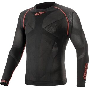 T-shirt technique manches longues Alpinestars Ride Tech v2 noir/rouge-