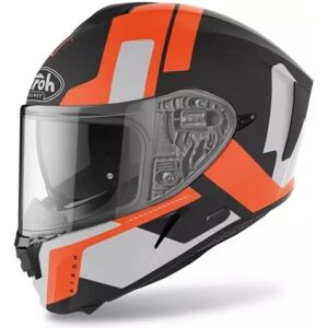 Casque Airoh Spark Shogun Noir Orange Mat - Publicité