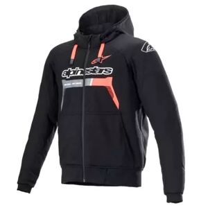 Sweat Alpinestars Chrome Ignition Noir Rouge Fluo - Publicité