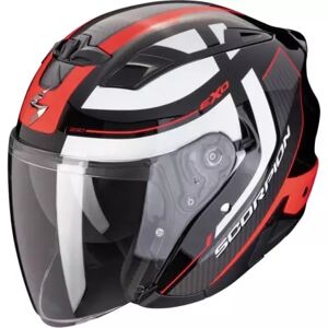 Casque Scorpion Exo-230 Pul Noir Rouge - Publicité