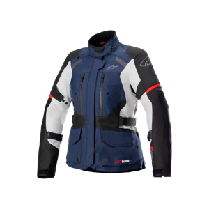 Veste Moto Femme Alpinestars Stella Andes V3Drystar Bleu Foncé-Noir - - Publicité