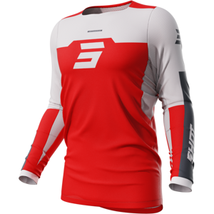 Shot Race Gear Maillot Cross Shot Contact Iron Rouge -