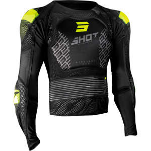 Shot Race Gear Gilet de Protection Enfant Shot Airlight 2.0 Noir-Jaune -