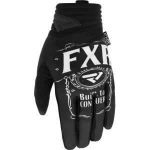 Gants Cross FXR Prime Conquer Noir-Blanc -