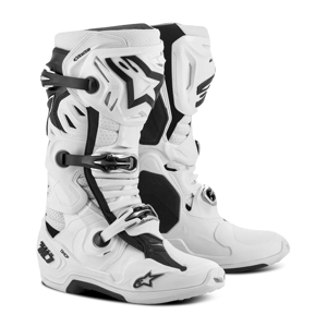 Bottes Cross Alpinestars Tech 10 Supervented Blanches 