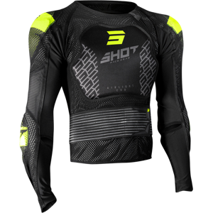 Shot Race Gear Gilet de Protection Shot Airlight 2.0 Noir-Jaune -