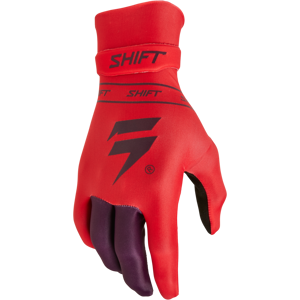 Gants Cross Enfant Shift Black Label Qwik Rouge Fluo -