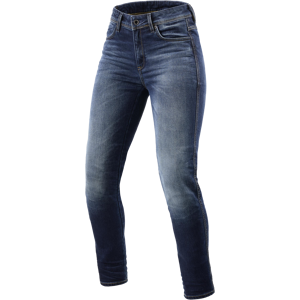 Jean Moto Femme Rev'It! Marley SK Bleu Moyen Delave -